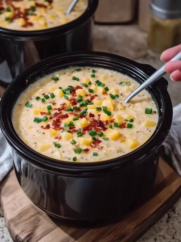 Crock Pot Crack Potato Soup That’ll Warm Your Soul 4 Crock Pot Crack Potato Soup