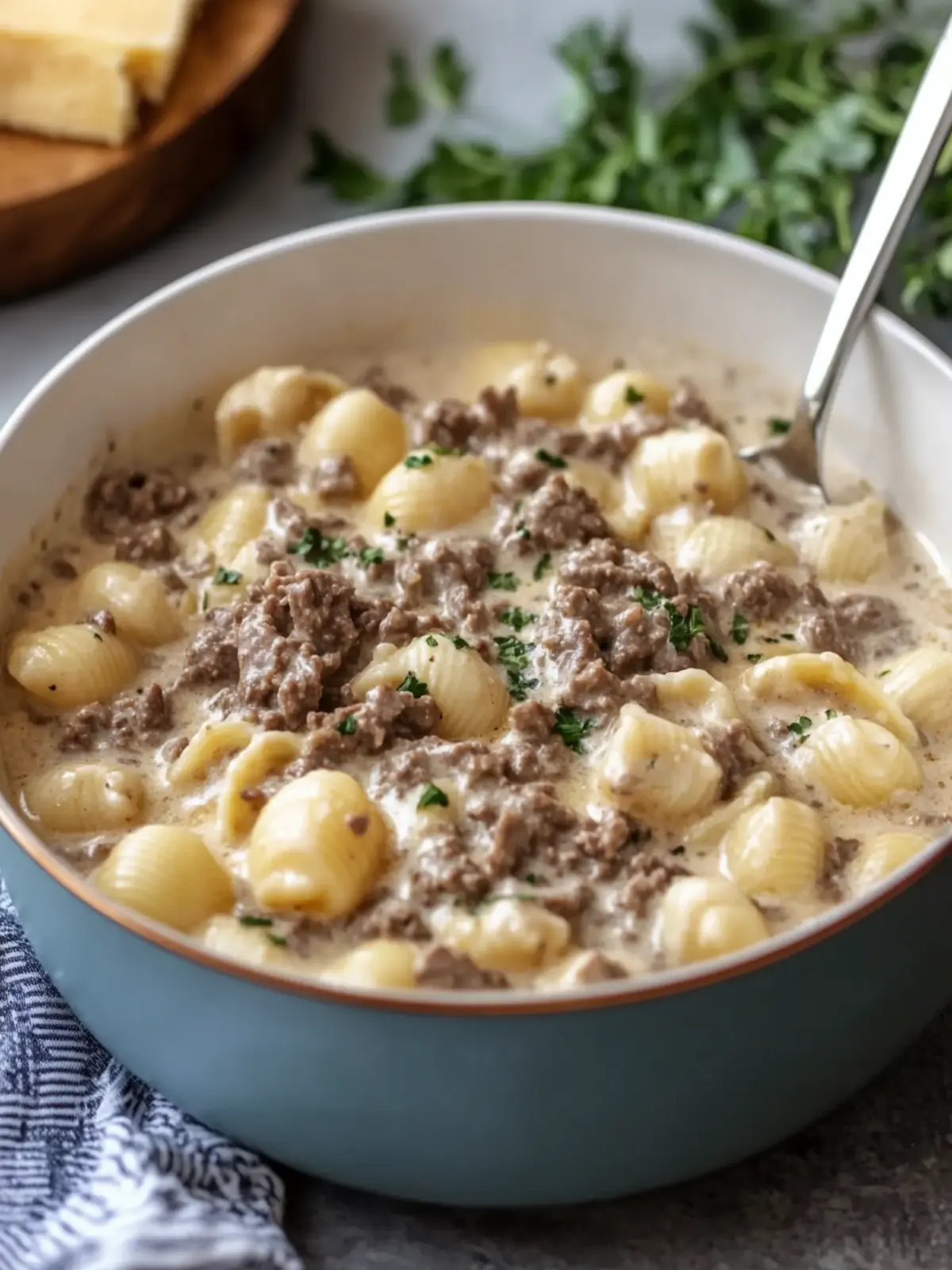 Crockpot Creamy Beef & Shells for Cozy Family Dinners 5 Crockpot Creamy Beef & Shells