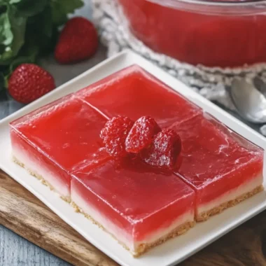 Delicious Easy Jelly Slice with Creamy Biscuit Base