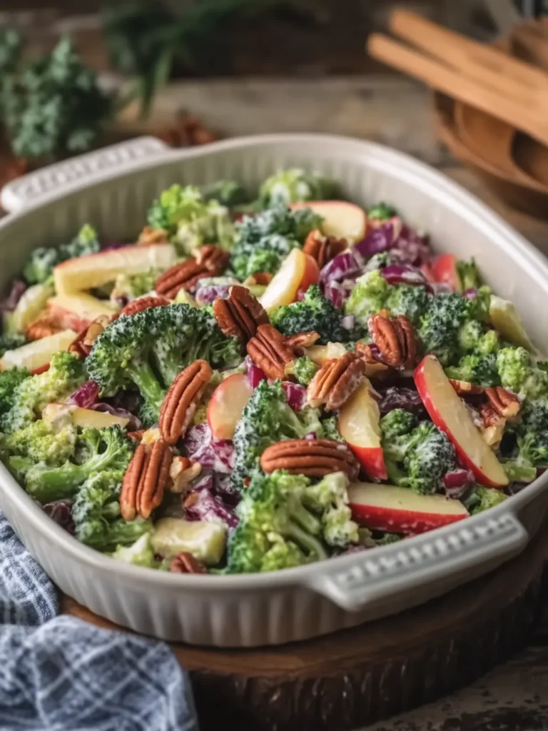 Crunchy Honeycrisp Apple Pecan Broccoli Salad You’ll Love 4 Honeycrisp Apple Pecan Broccoli Salad