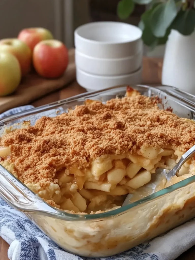 Delicious No-Bake Apple Pie Casserole for Easy Indulgence 4 No-Bake Apple Pie Casserole