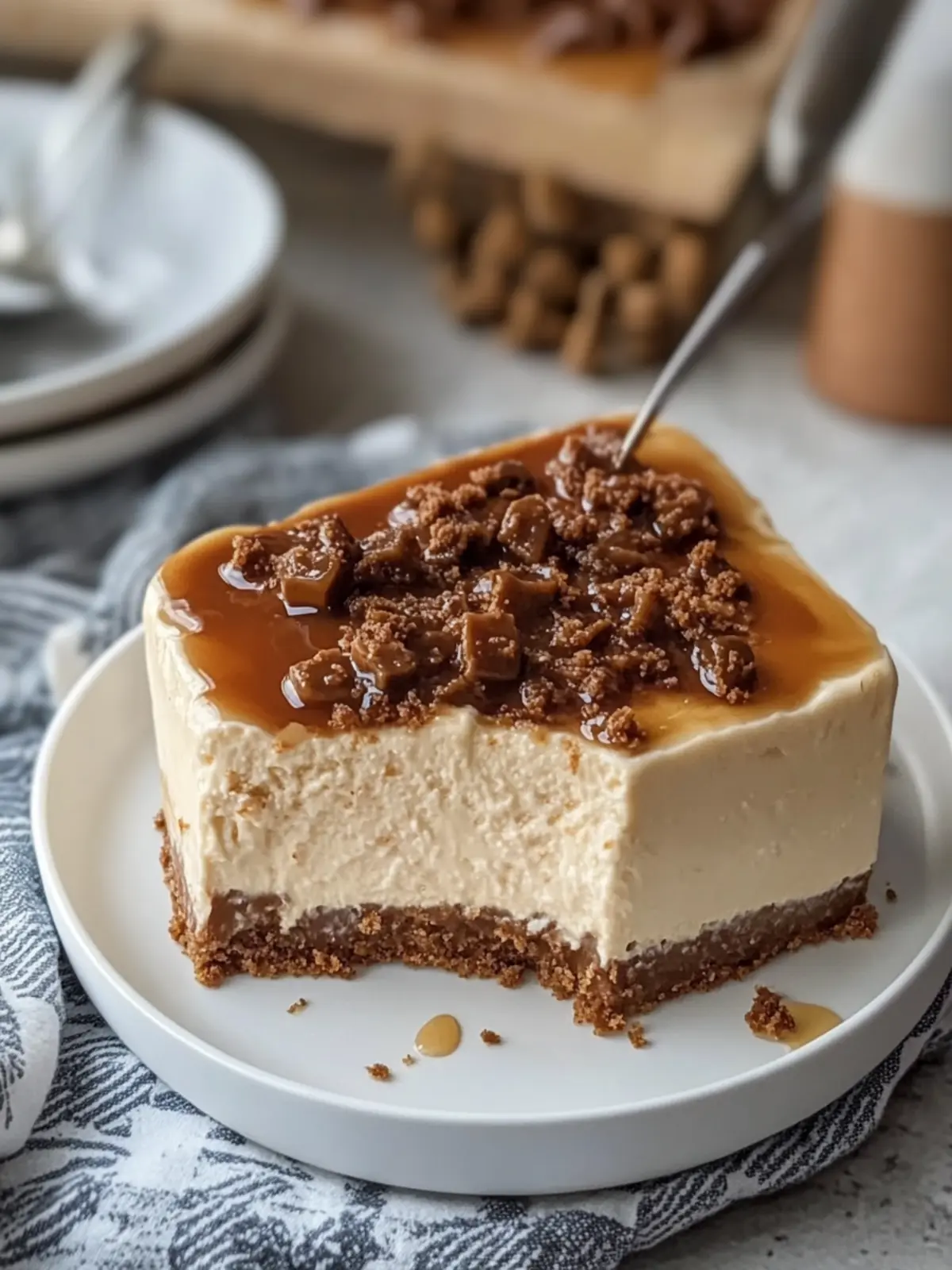 Scoopable Salted Caramel Cheesecake That Steals the Show 5 Scoopable Salted Caramel Cheesecake