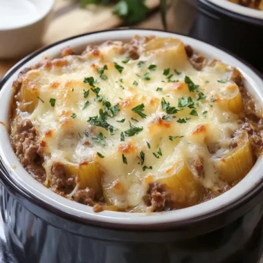 Crockpot French Onion Beef Casserole That Melts in Your Mouth 6 Crockpot French Onion Beef Casserole That Melts in Your Mouth