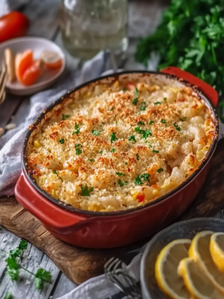 Delicious Baked Crab Casserole Your Family Will Love 2 Baked Crab Casserole