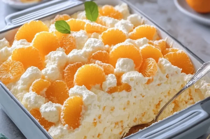Orange Fluff Salad Casserole