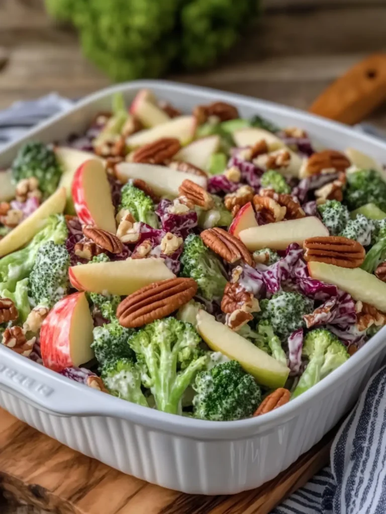 Crunchy Honeycrisp Apple Pecan Broccoli Salad You’ll Love 2 Honeycrisp Apple Pecan Broccoli Salad