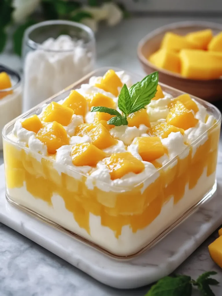 Irresistibly Creamy Mango Jelly Dessert You’ll Love to Make 4 Creamy Mango Jelly Dessert