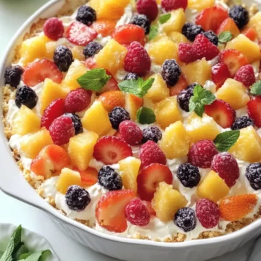 Delectable Cheesecake Fruit Salad in Casserole That Delights! 15 Cheesecake Fruit Salad in Casserole