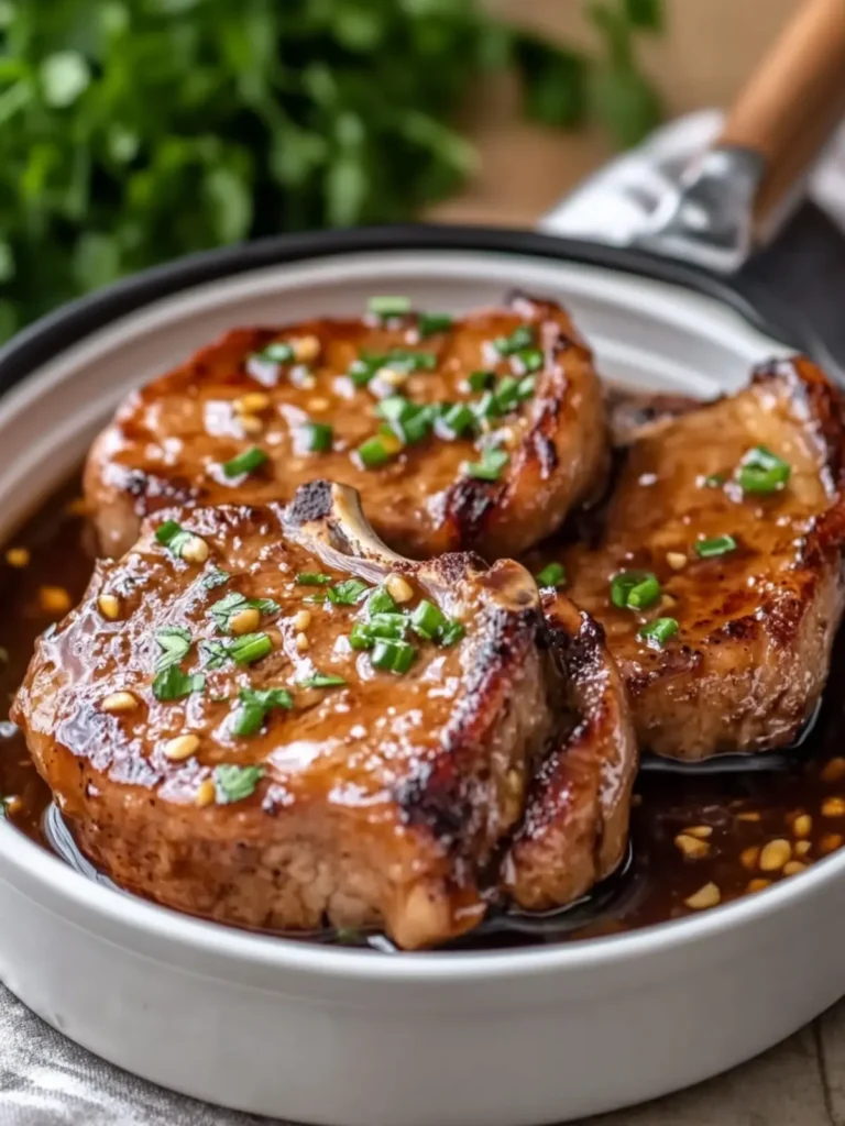 Irresistibly Tender Slow Cooker Honey Garlic Glazed Pork Chops 4 Slow Cooker Honey Garlic Glazed Pork Chops