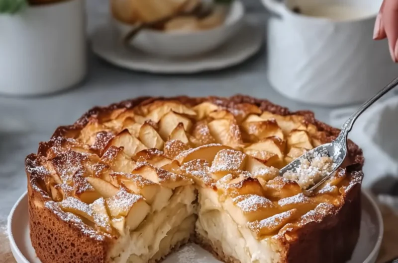 Invisible Apple Cake (Without Flour and Butter)