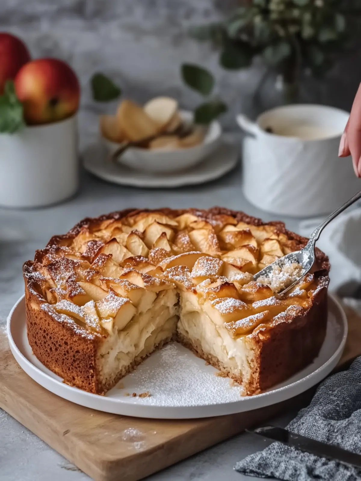Delightful Invisible Apple Cake Without Flour and Butter Magic 5 Invisible Apple Cake (Without Flour and Butter)