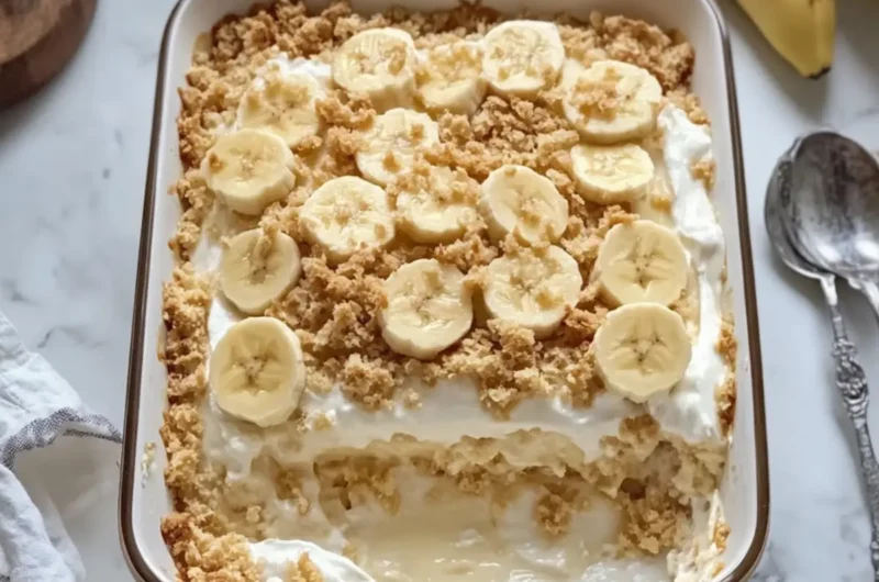 Banana Cream Lush Casserole