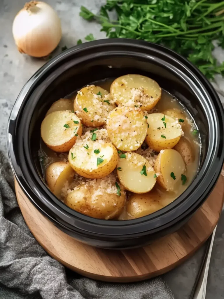 Crockpot Potatoes & Onions: Creamy Comfort in Every Bite 4 Crockpot Potatoes & Onions