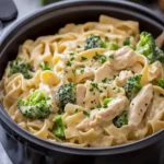 Slow Cooker Creamy Chicken Broccoli Alfredo with Egg Noodles Delight 10 Slow Cooker Creamy Chicken Broccoli Alfredo with Egg Noodles