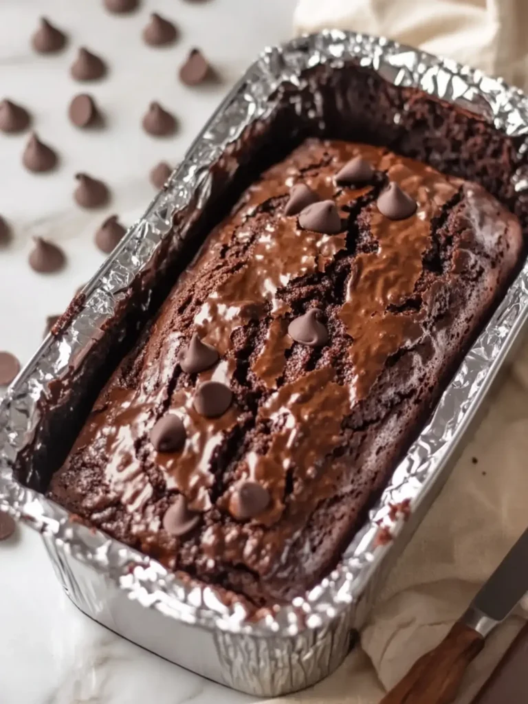 Indulge in Hot Fudge Brownie Bread in Tin Foil Today 3 Hot Fudge Brownie Bread in Tin Foil