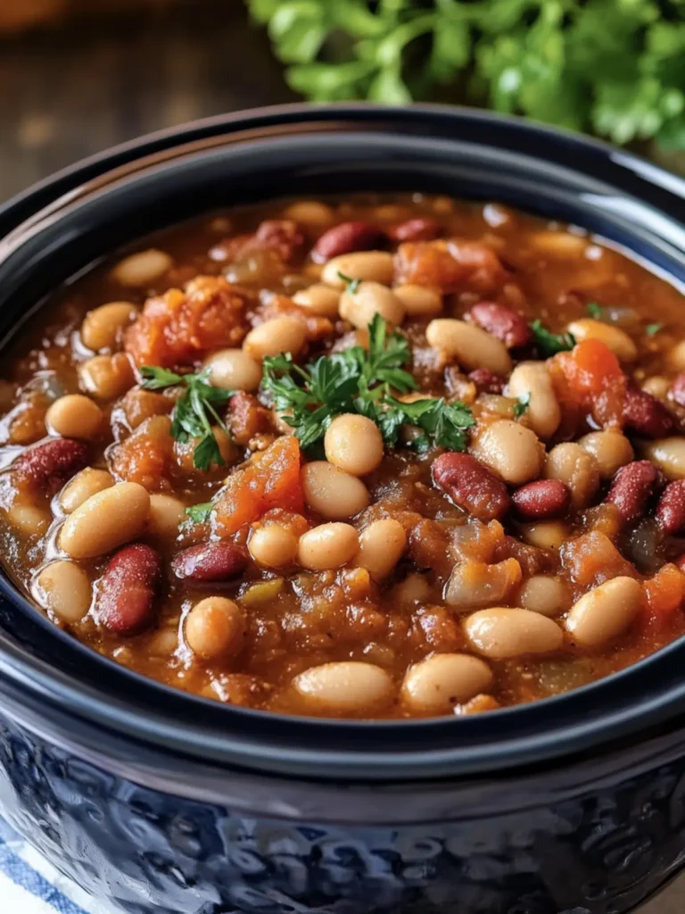 Crockpot Cowboy Beans: A Hearty Comfort for Any Gathering 2 Crockpot Cowboy Beans
