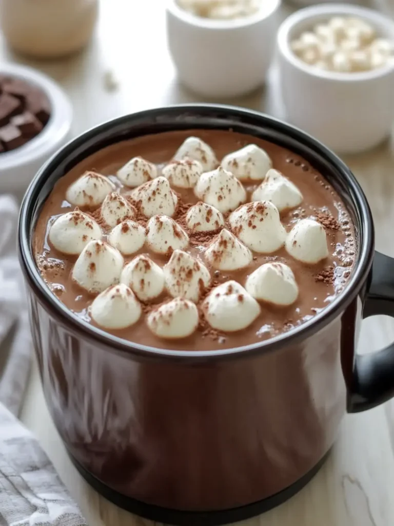 Easy Crock Pot Hot Chocolate for Cold Days