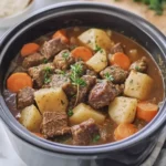 Crock Pot Beef Stew – Dump and Go, Thick and Cozy