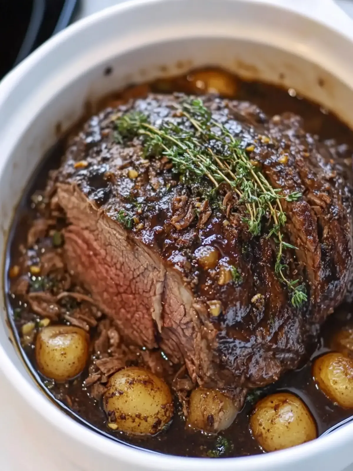 Irresistible Slow Cooker Balsamic Brown Sugar Beef Roast Recipe 5 Slow Cooker Balsamic Brown Sugar Beef Roast