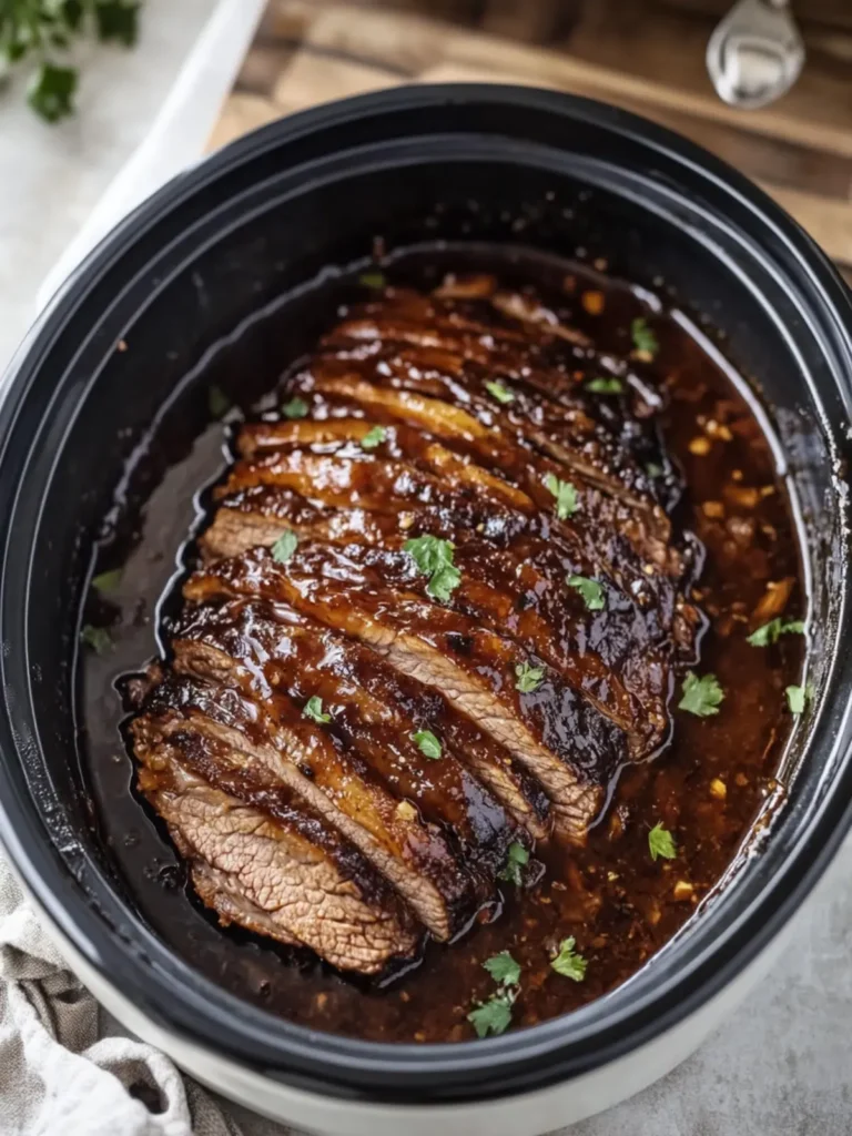 Melt-in-Your-Mouth Slow Cooker Glazed Beef Roast Delight 4 Slow Cooker Glazed Beef Roast