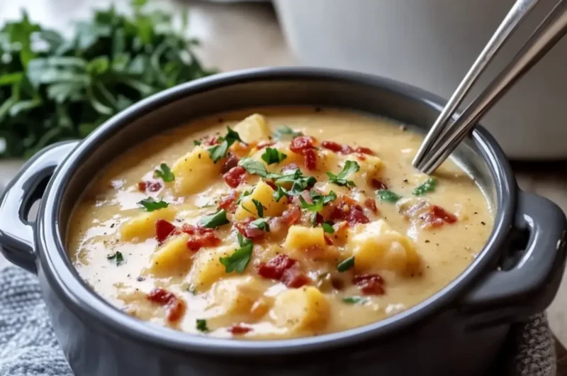 Slow Cooker Loaded Baked Potato Soup