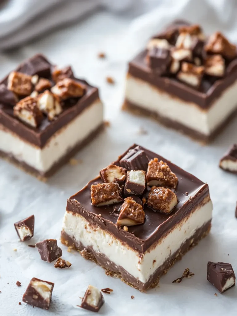 Decadent No-Bake Snickers Cheesecake Bars to Indulge In 4 No-Bake Snickers Cheesecake Bars