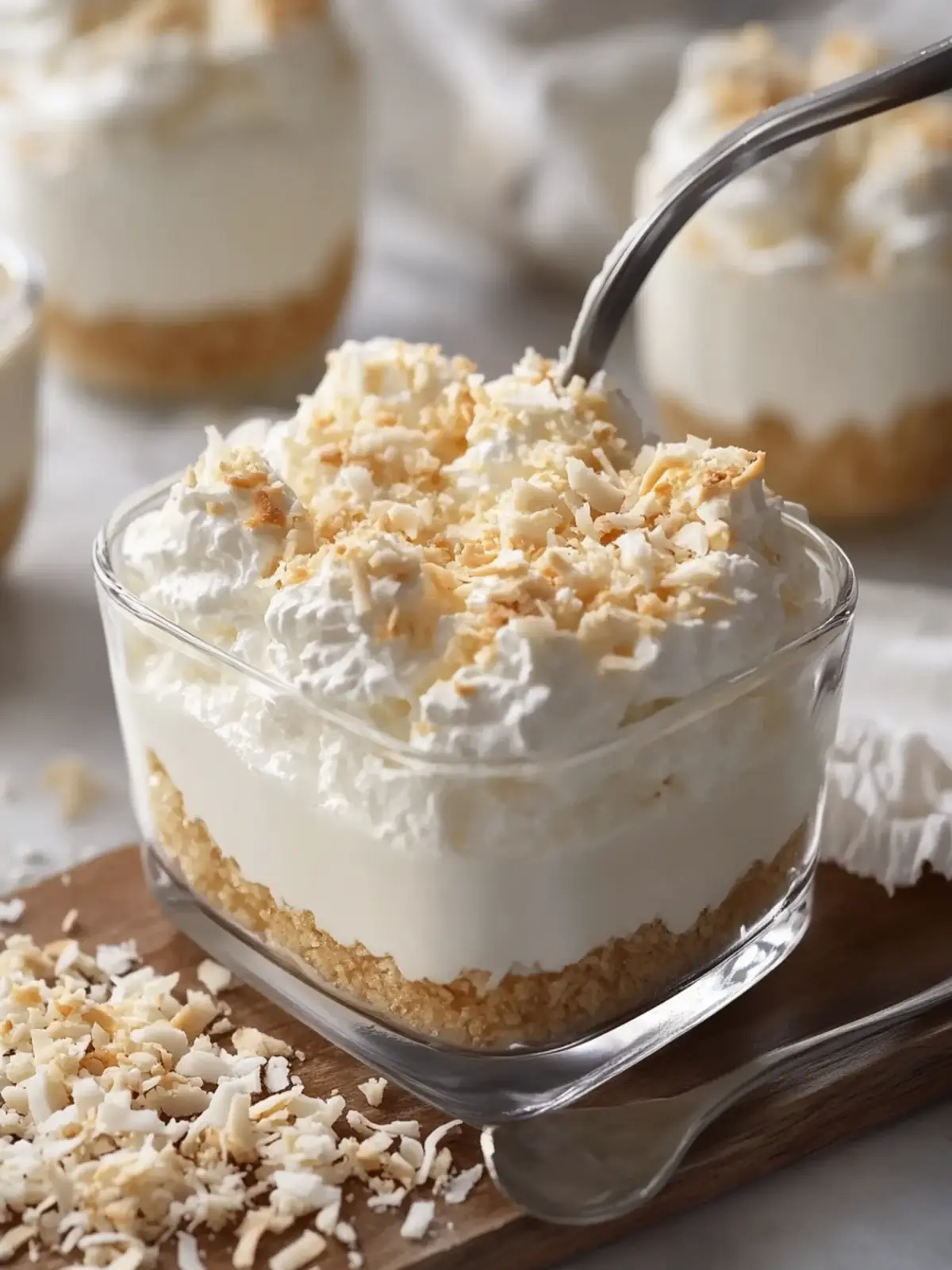 No-Bake Coconut Cream Dream Dessert for a Tropical Escape 5 No-Bake Coconut Cream Dream Dessert