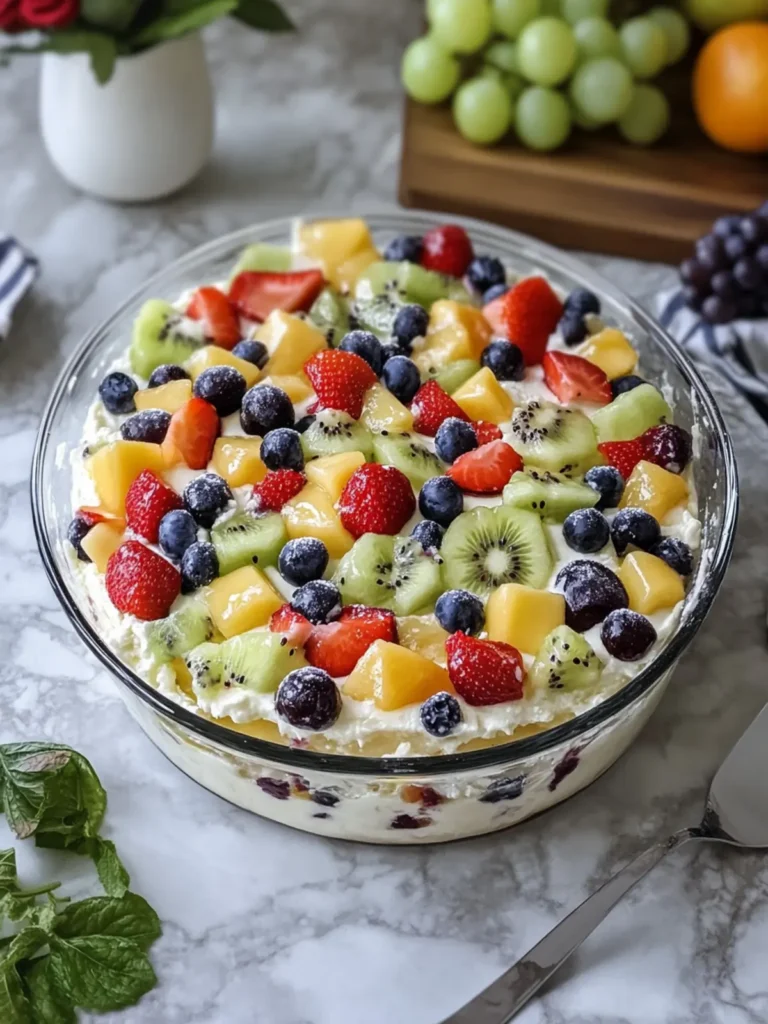 Irresistible Cheesecake Fruit Salad Casserole Delight 2 Cheesecake Fruit Salad Casserole