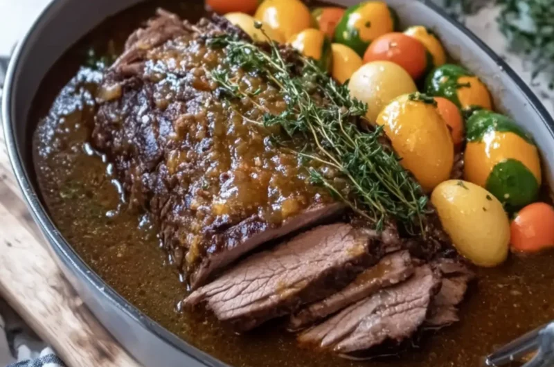 Slow Cooker Honey-Glazed Easter Beef