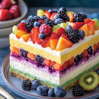 Delightful Rainbow Fruit Cheesecake Layers for Every Celebration 6 Delightful Rainbow Fruit Cheesecake Layers for Every Celebration