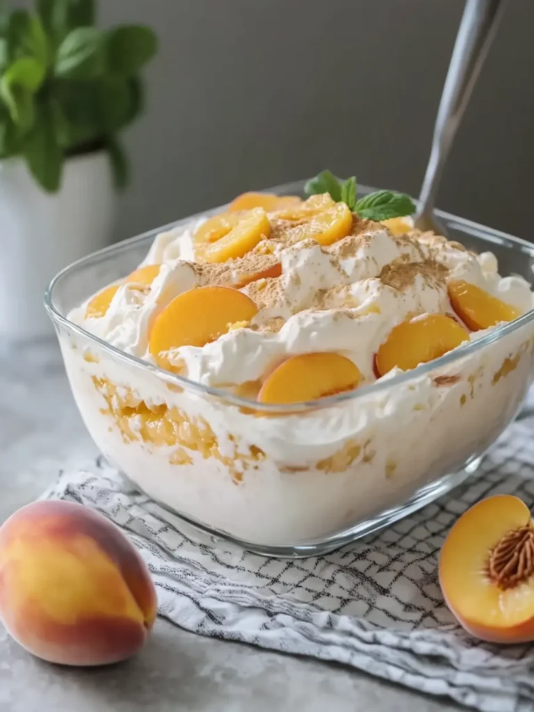 Irresistible Creamy Peach Icebox Dessert You’ll Love 4 Creamy Peach Icebox Dessert