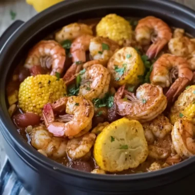 Finger-Lickin’ Slow Cooker Cajun Shrimp Boil for Easy Feasts