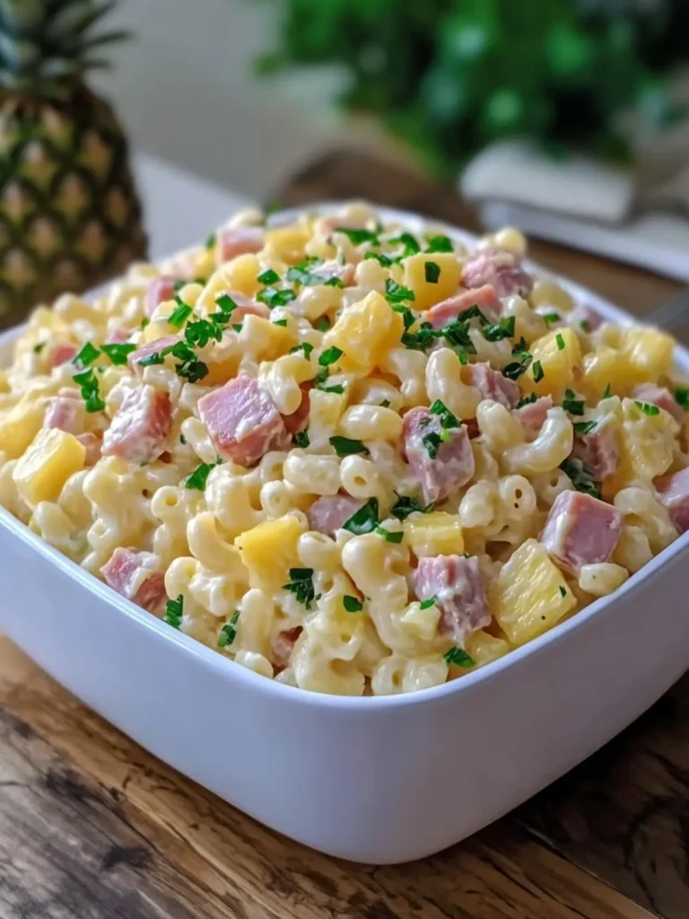 Delicious Pineapple Ham Macaroni Salad for Summer Fun 3 Pineapple Ham Macaroni Salad