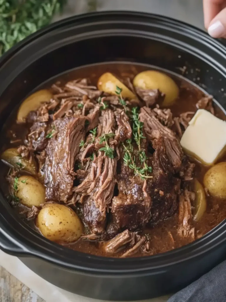 Savory Slow Cooker Coca-Cola Beef Roast with Butter Bliss 4 Slow Cooker Coca-Cola Beef Roast with Butter