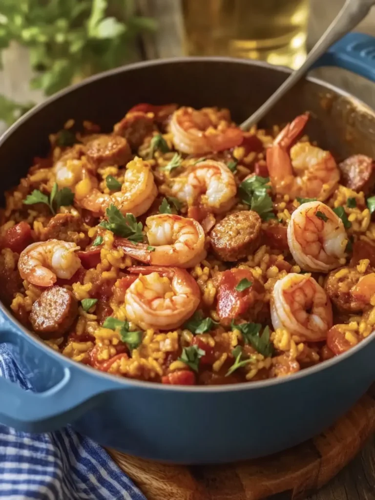 Loaded Shrimp and Sausage Jambalaya