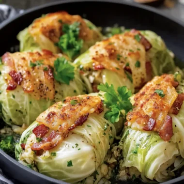 Crispy Turkey Bacon & Mozzarella Cabbage Rolls You’ll Love 16 Crispy Turkey Bacon & Mozzarella Cabbage Rolls
