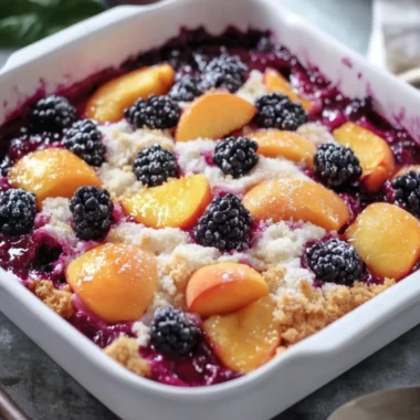 Delicious Blackberry Peach Dump Cake for Easy Summer Treats 8 Delicious Blackberry Peach Dump Cake for Easy Summer Treats