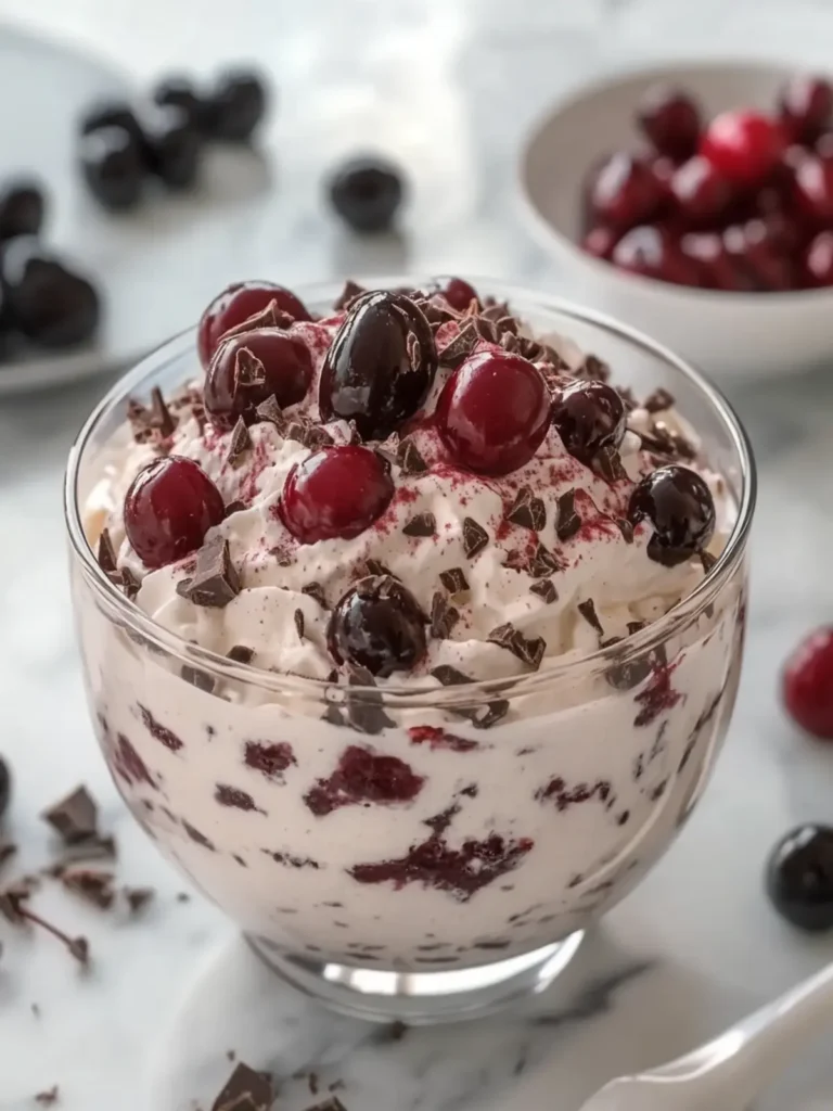 Decadent Chocolate Cherry Cheesecake Fluff to Savor Today 2 Chocolate Cherry Cheesecake Fluff