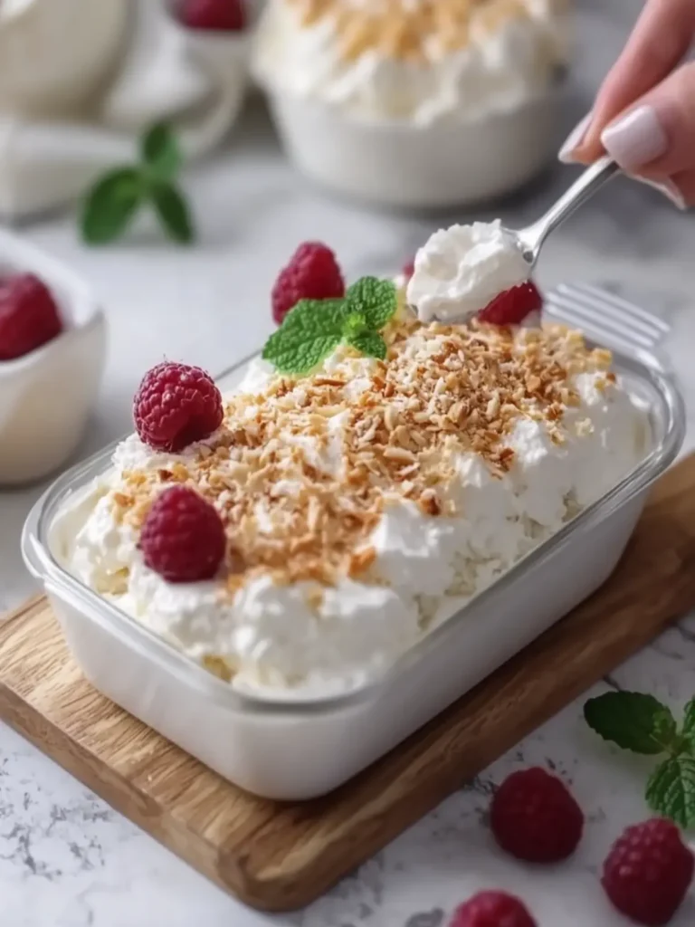 No-Bake Coconut Cream Dream Dessert That's a Slice of Paradise 4 No-Bake Coconut Cream Dream Dessert