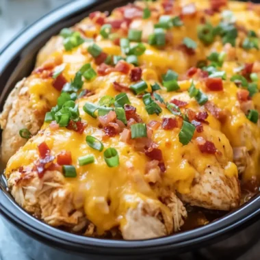 Crockpot Loaded Baked Potato Chicken That Will Wow You! 16 Crockpot Loaded Baked Potato Chicken