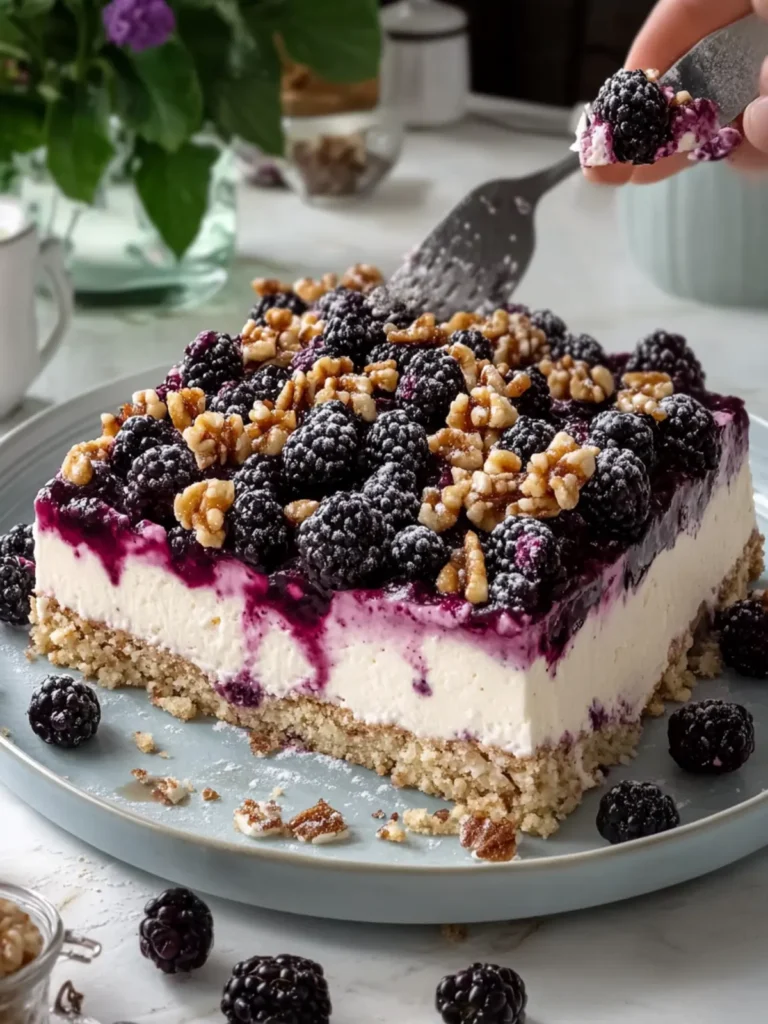 Delicious Blackberry Praline Cream Cheese Cake to Savor 2 Blackberry Praline Cream Cheese Cake