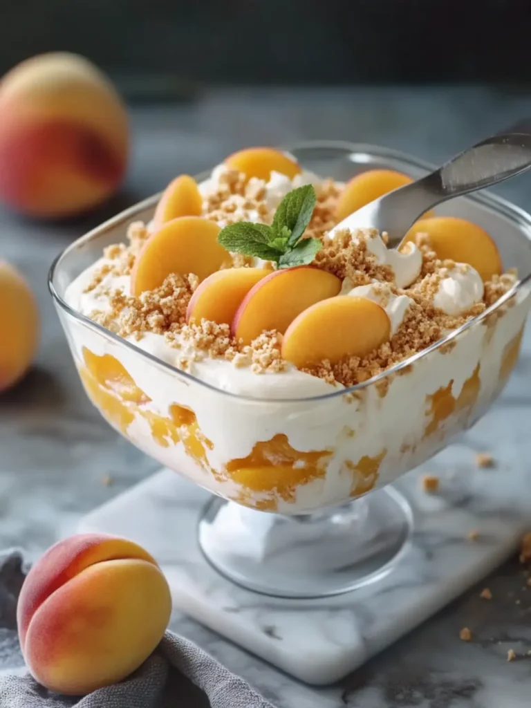 Irresistible Creamy Peach Icebox Dessert You’ll Love 3 Creamy Peach Icebox Dessert