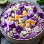 Creamy Ube Macapuno Salad