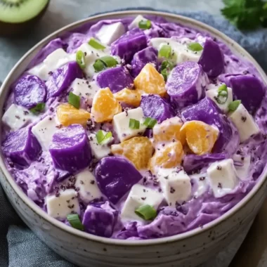 Creamy Ube Macapuno Salad: A Delightful Treat for Everyone