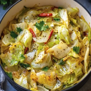 Sautéed Cabbage with Onions and Pepper for Cozy Comfort Cooking 6 Sautéed Cabbage with Onions and Pepper for Cozy Comfort Cooking