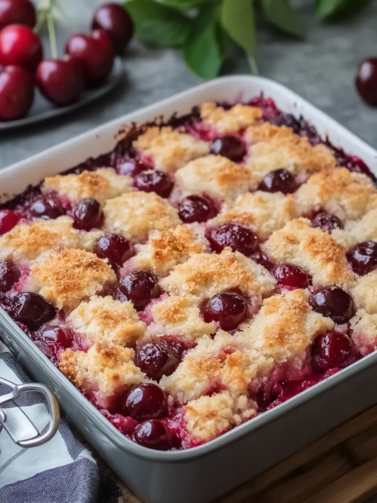 Gooey Amish Cherry Dump Cake that Will Wow Your Guests 4 Gooey Amish Cherry Dump Cake