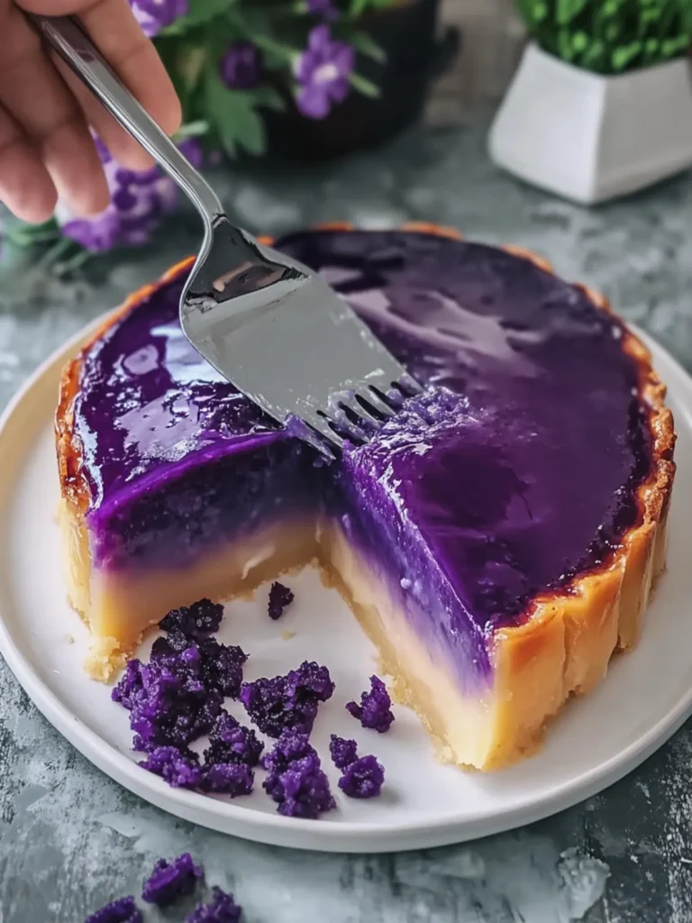 Delicious Ube Biko Flan: A Sweet Twist on a Classic Treat 2 Ube Biko Flan