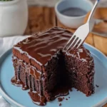 Indulge in Triple Chocolate Cake with Hot Fudge Sauce Bliss 18 Triple Chocolate Cake with Hot Fudge Sauce