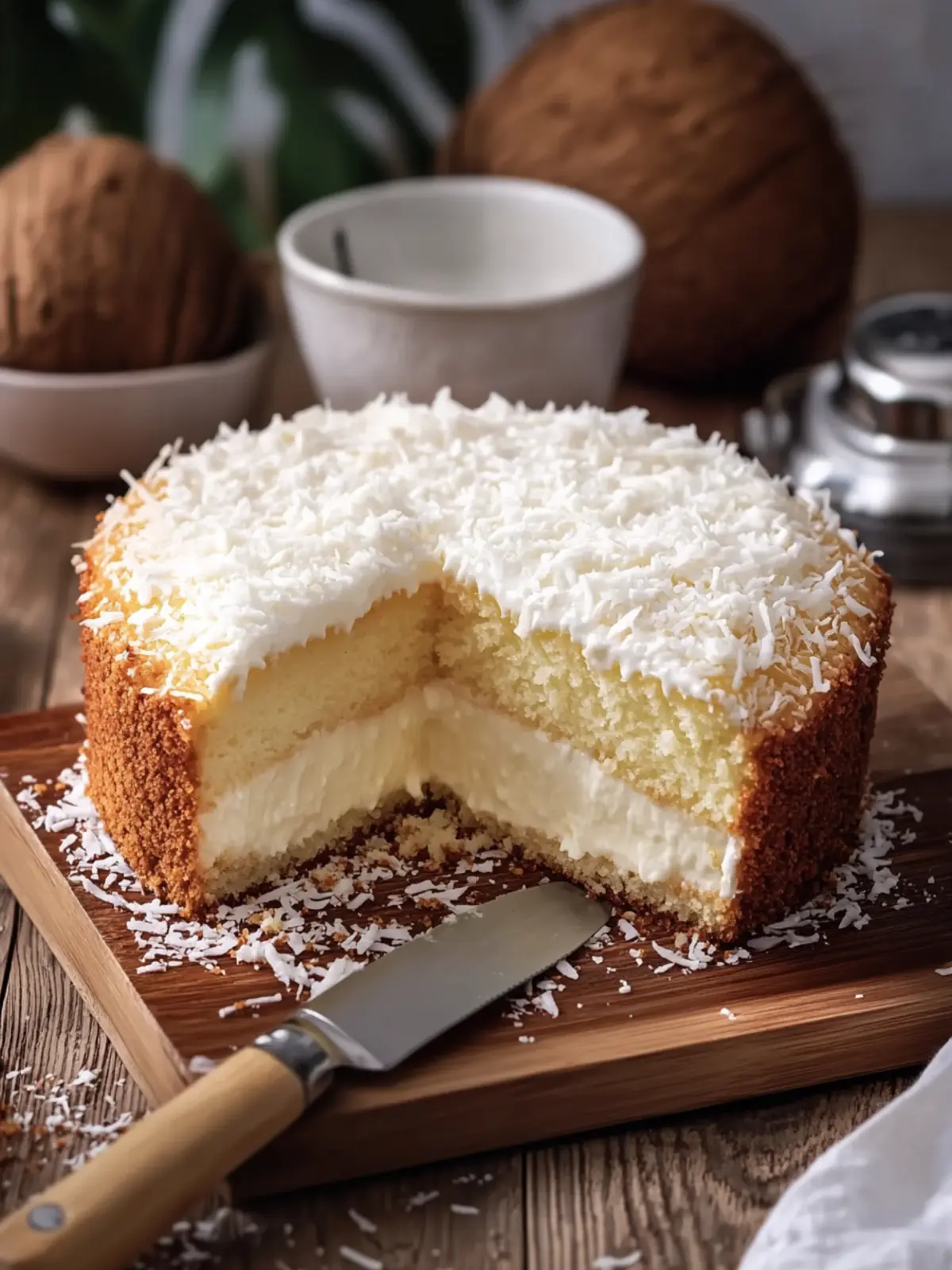 Creamy Coconut Cake