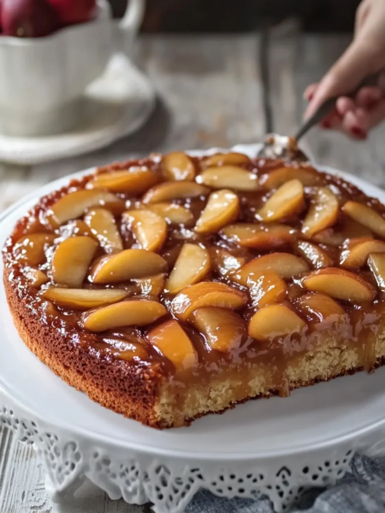 Irresistible Caramel Apple Upside-Down Cake to Savor 3 Caramel Apple Upside-Down Cake